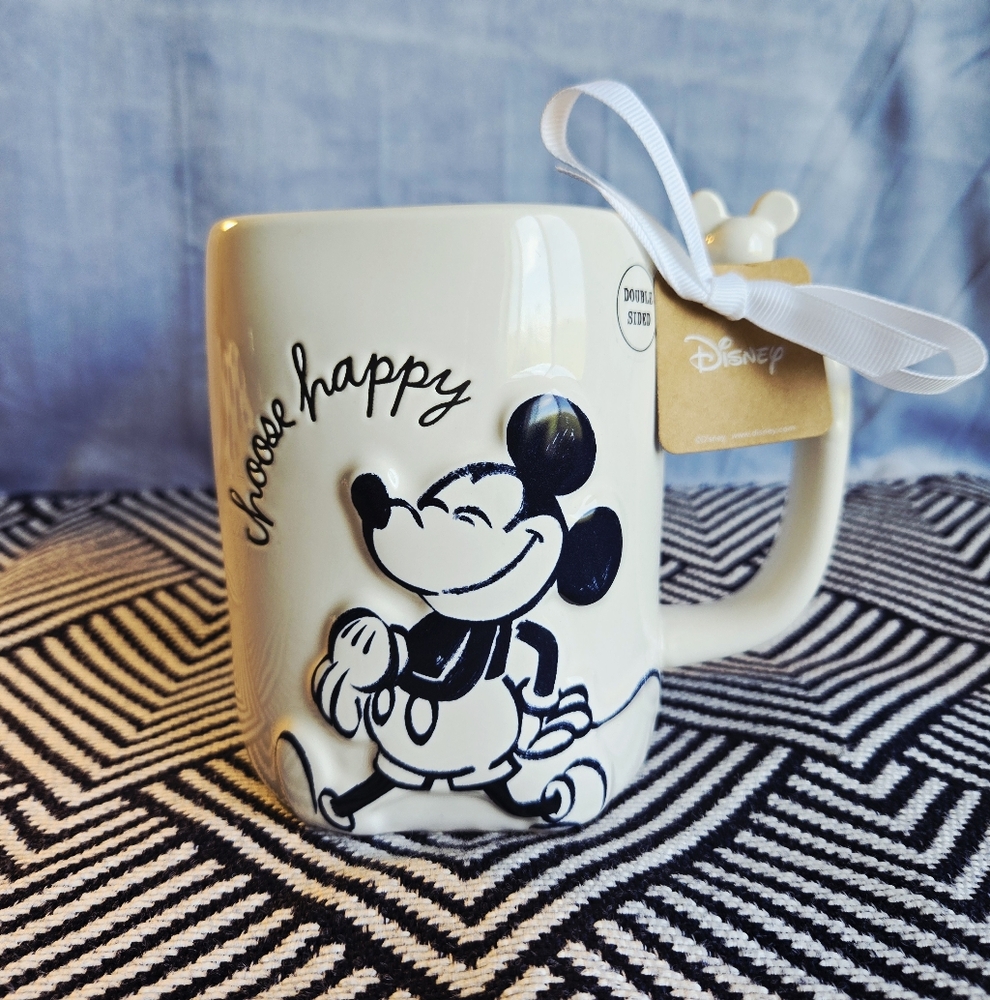 Rae Dunn Mug - Disney Mickey Mouse "Choose Happy"